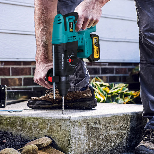 Wiertarka Udarowa Gisam 26mm Brushless - Młot Obrotowy Makita 18V Bezprzewodowa