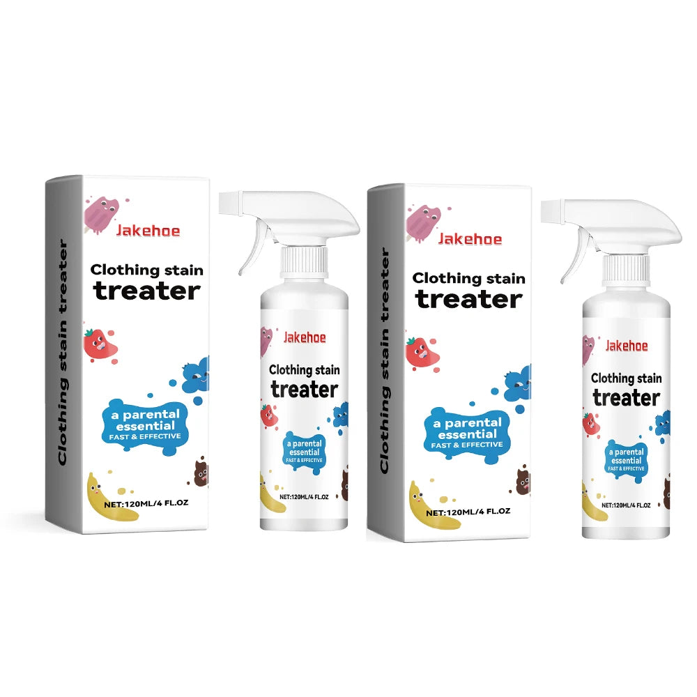 Spray do Usuwania Plam 120ml JAKEHOE - Przenośny Skuteczny Odplamiacz do Ubrań