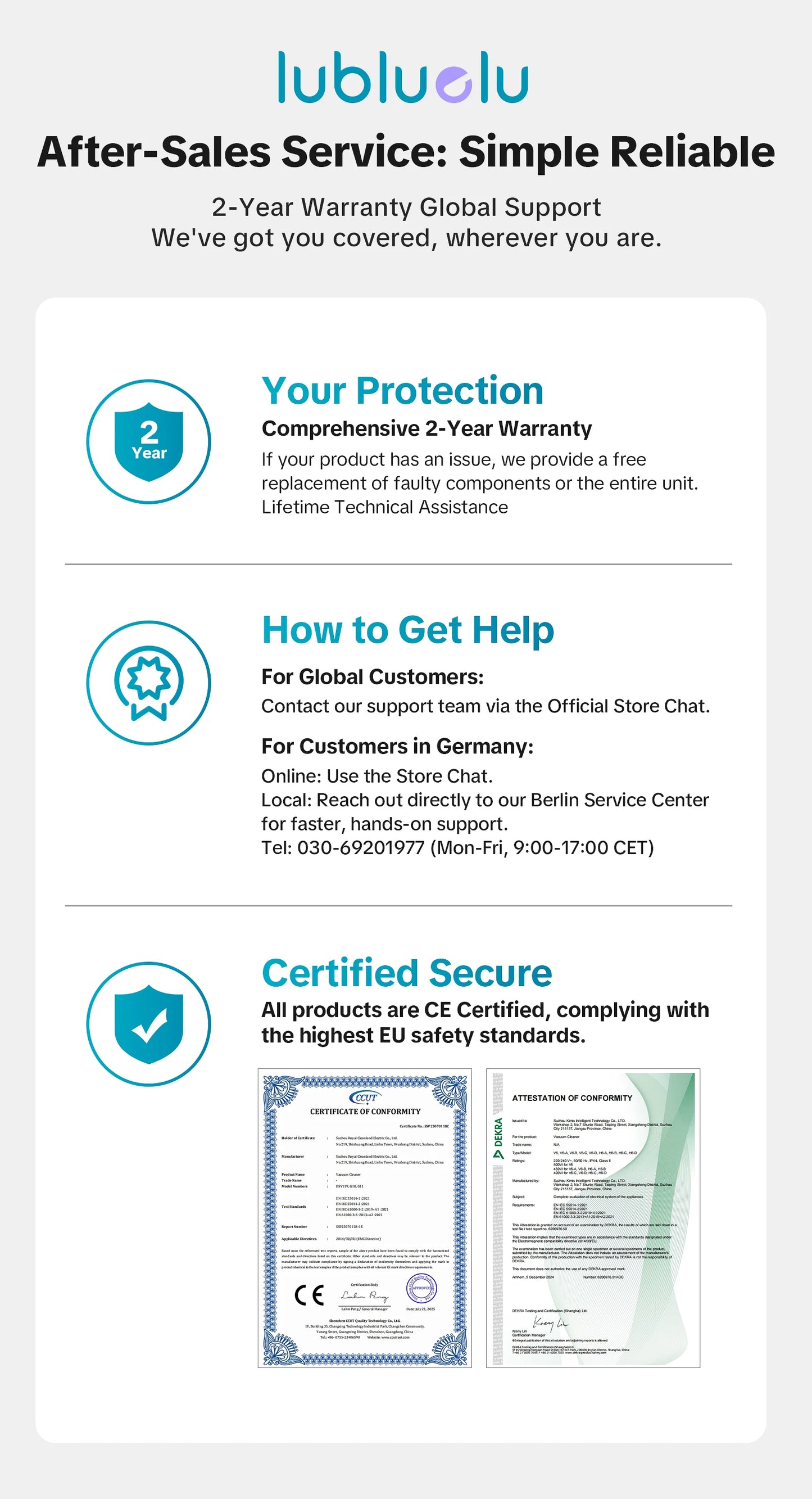 Lubluelu V8 Myjący Odkurzacz Dywanów 800W - Gorąca Woda 60°C, Silne Ssanie 15kPa