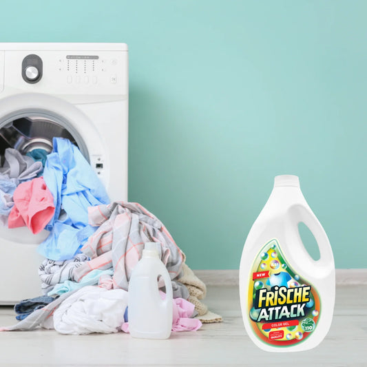 Frische Attack Color 5.5L - Żel do Prania Kolorowych Tkanin 110 Prań