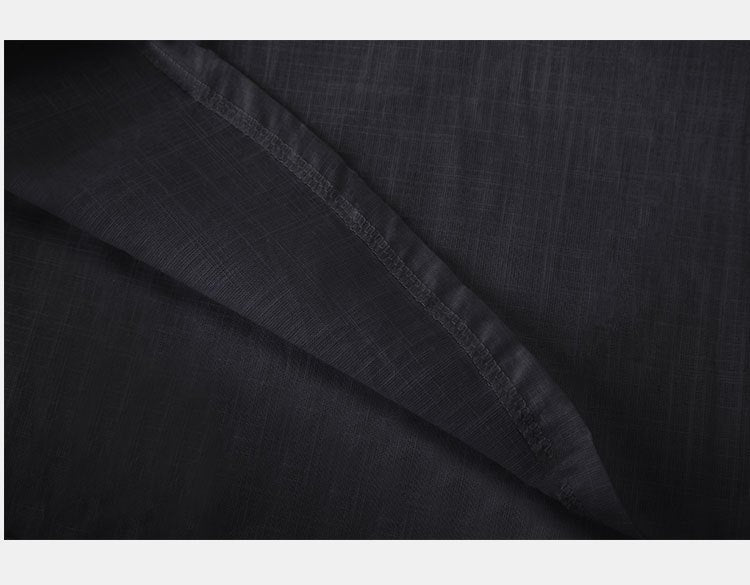 Classic Design Cotton Boat Neck Henley Shirt, Men's Casual Fit Vintage Style Long Sleeve Top For Spring Fall