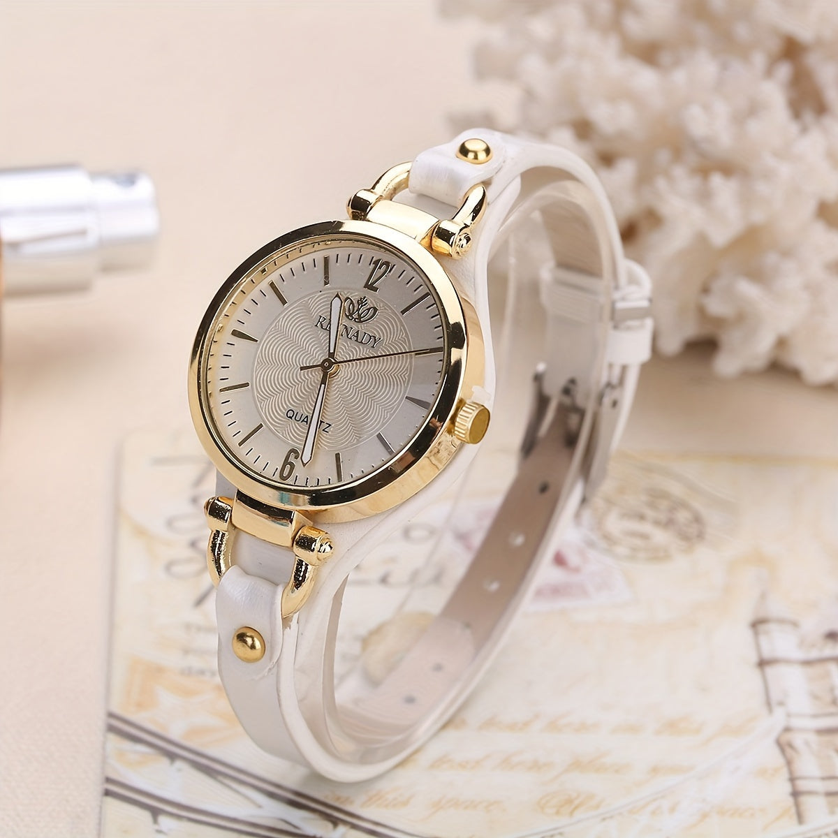 Leather Strap Watch Strap Fashion Ladies Quartz Watch Fancy Women Watches Jewelry Sophisticated And Stylish Women Watch