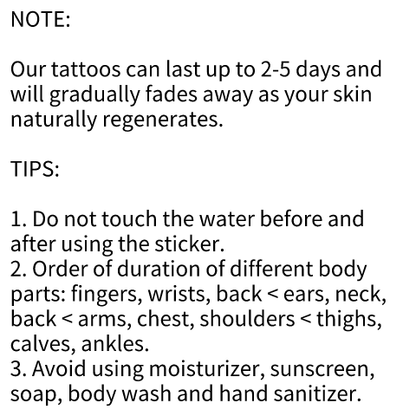 Simple Smile Tattoo Sticker Finger Temporary Tattoo