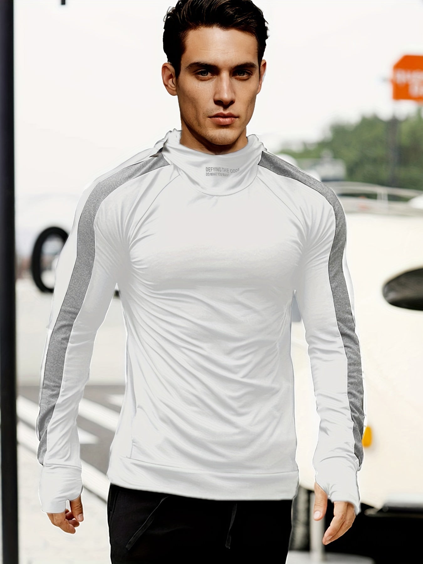Men's Sports Hoodie, For Runing Sports, Lightweight Quick Dry Hoodie