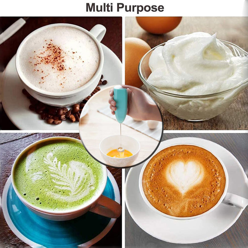 1pc Electric Egg Beater Milk Frother For Coffee Cappuccino Creamer Agitator Kitchen Accessories Mini Portable Whisk Cooking Gadgets