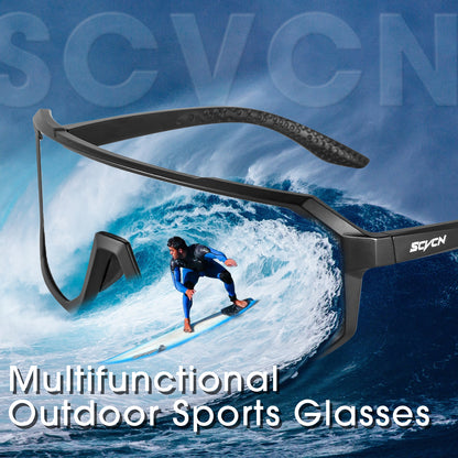 SCVCN Cycling Glasses, MTB Outdoor Sports Bike Cycling Glasses For Man Woman, Bicycle Driving Fishing Golf Beach Baseball