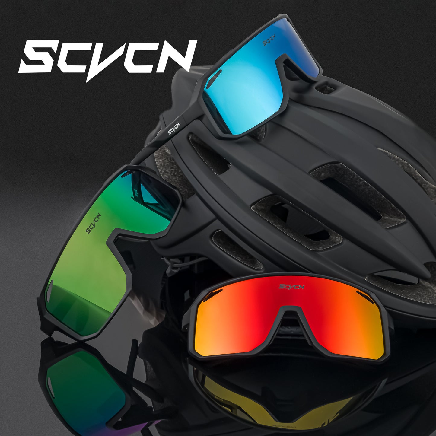 SCVCN Cycling Glasses, MTB Outdoor Sports Bike Cycling Glasses For Man Woman, Bicycle Driving Fishing Golf Beach Baseball