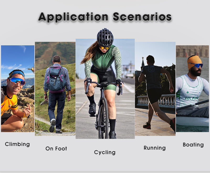 SCVCN Cycling Glasses, MTB Outdoor Sports Bike Cycling Glasses For Man Woman, Bicycle Driving Fishing Golf Beach Baseball