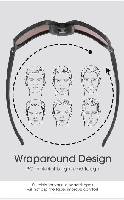 SCVCN Cycling Glasses, MTB Outdoor Sports Bike Cycling Glasses For Man Woman, Bicycle Driving Fishing Golf Beach Baseball