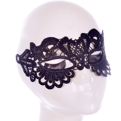 Black Lace Eye Mask Gothic Costume Mask Animal Half Mask Cosplay Masquerade Dress Party