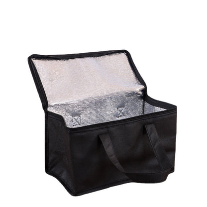 1pc Insulated Cooler Bag for Drinks and Lunch - Portable and Durable Aluminum Foil Material - Keep Your Food and Drinks Fresh and Cold All Day
