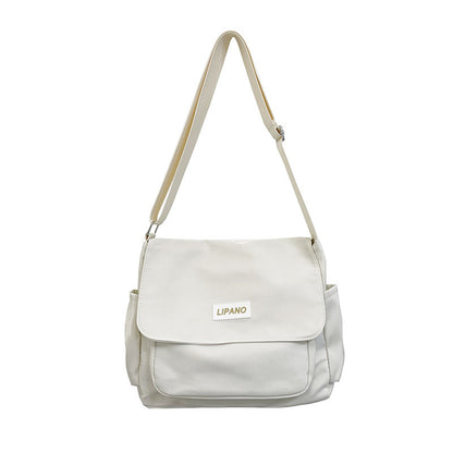 1pc Nylon Handbag Shoulder Bag Large Capacity Messenger Bag, Men's Messenger Bag Student School Bag