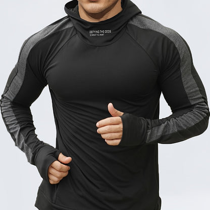 Men's Sports Hoodie, For Runing Sports, Lightweight Quick Dry Hoodie