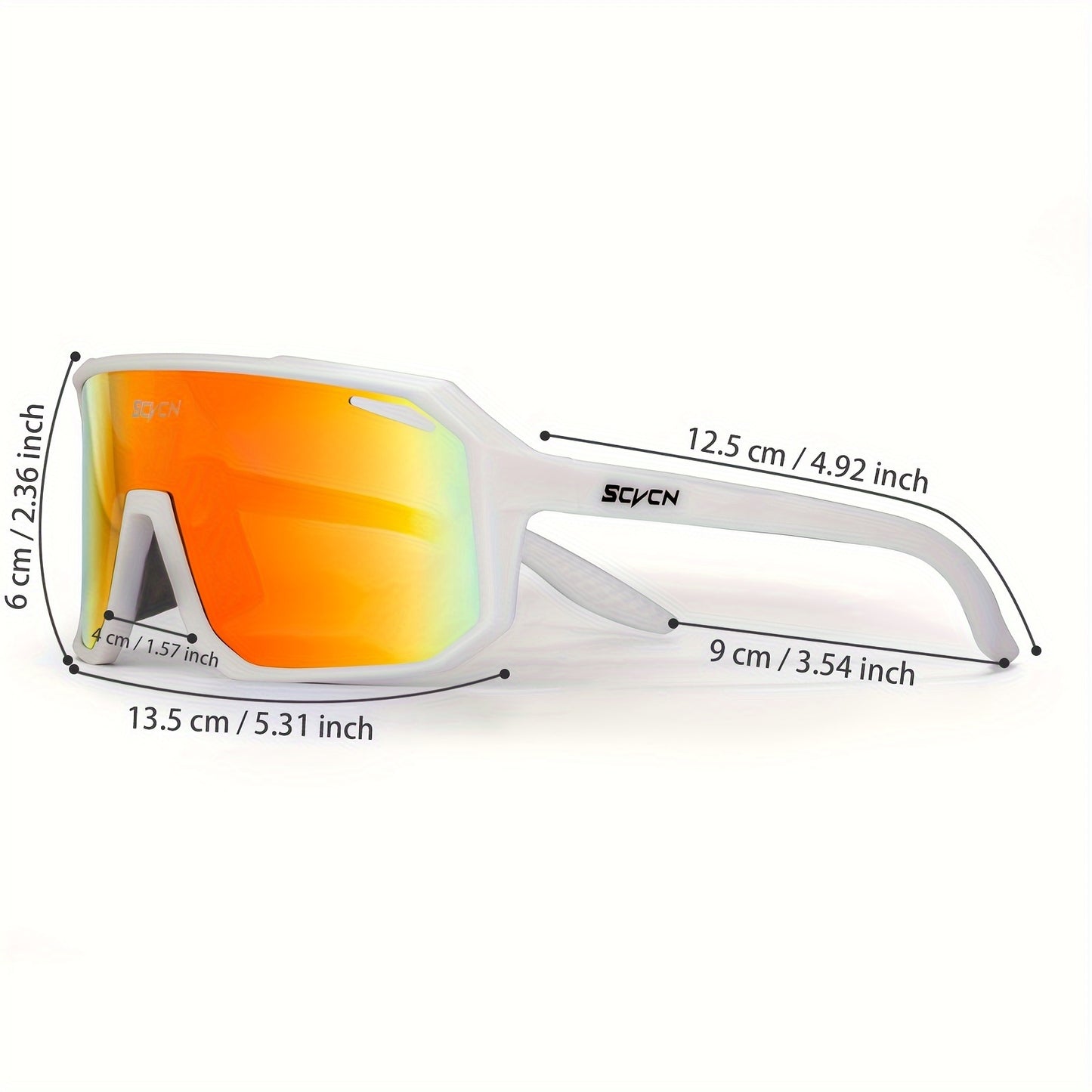 SCVCN Cycling Glasses, MTB Outdoor Sports Bike Cycling Glasses For Man Woman, Bicycle Driving Fishing Golf Beach Baseball