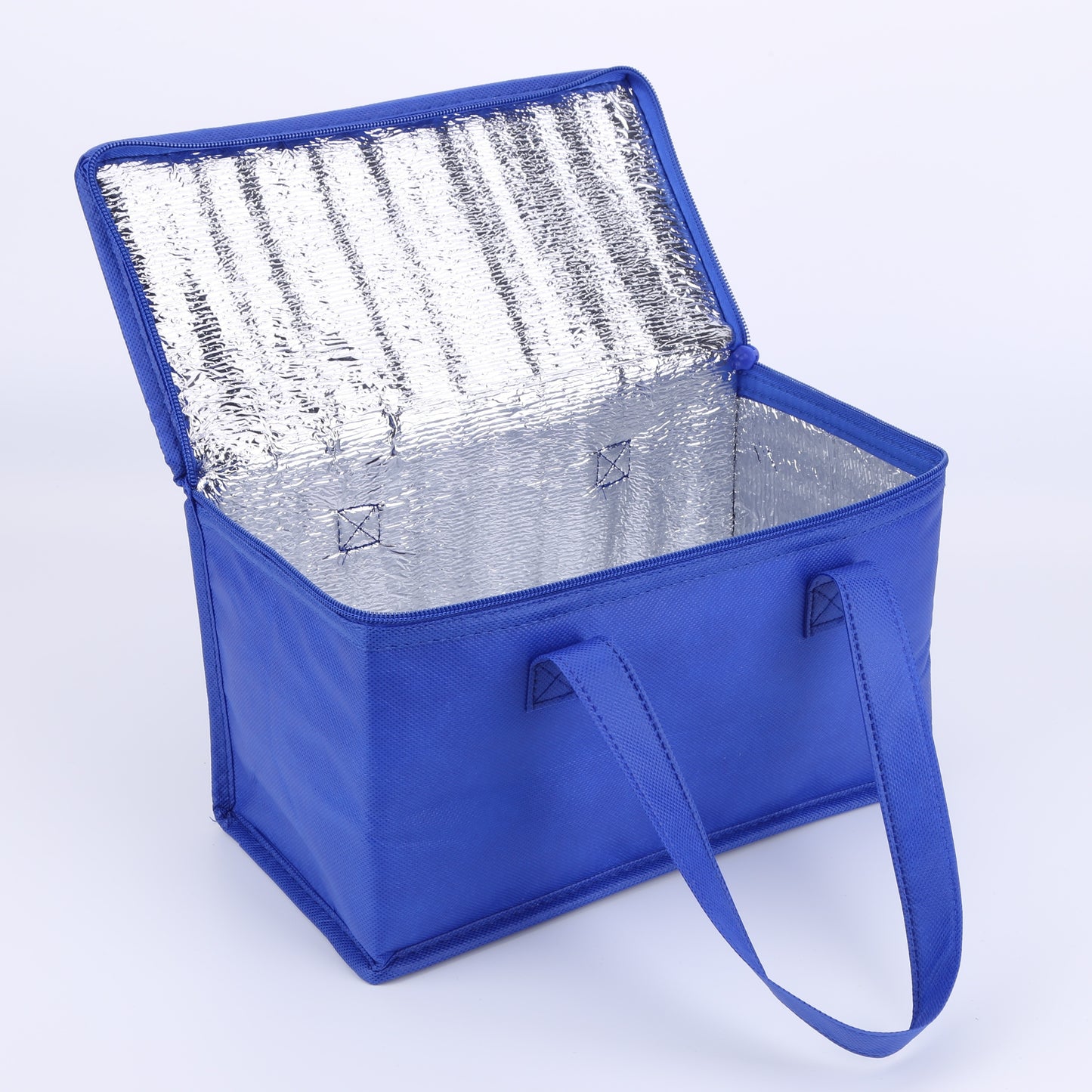 1pc Insulated Cooler Bag for Drinks and Lunch - Portable and Durable Aluminum Foil Material - Keep Your Food and Drinks Fresh and Cold All Day