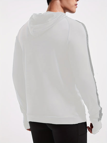 Men's Sports Hoodie, For Runing Sports, Lightweight Quick Dry Hoodie