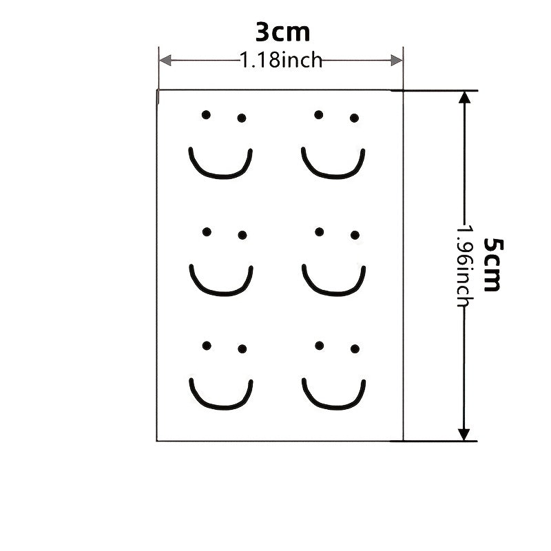 Simple Smile Tattoo Sticker Finger Temporary Tattoo