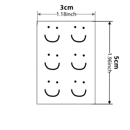 Simple Smile Tattoo Sticker Finger Temporary Tattoo