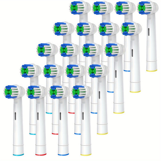 Replacement Toothbrush Heads Compatible With Oral-B Braun, Electric Toothbrush Heads Brush Heads Suitable For Oral B Replacement Heads Refill Pro 500/1000/1500/3000/3757/5000/7000/7500/8000