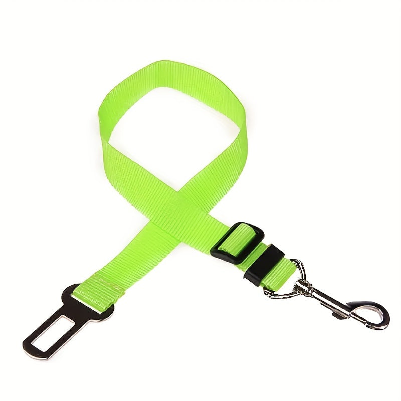 1pc Car Pet Dog Cat Adjustable Vehicle Safety Seatbelt Seat Belt Harness Lead