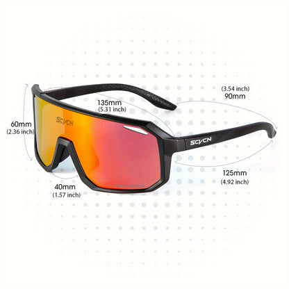 SCVCN Cycling Glasses, MTB Outdoor Sports Bike Cycling Glasses For Man Woman, Bicycle Driving Fishing Golf Beach Baseball