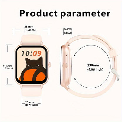 Smartwatch Damski/Męski 4.65cm Full Touch - 100+ Trybów Sportowych, AI, Gry