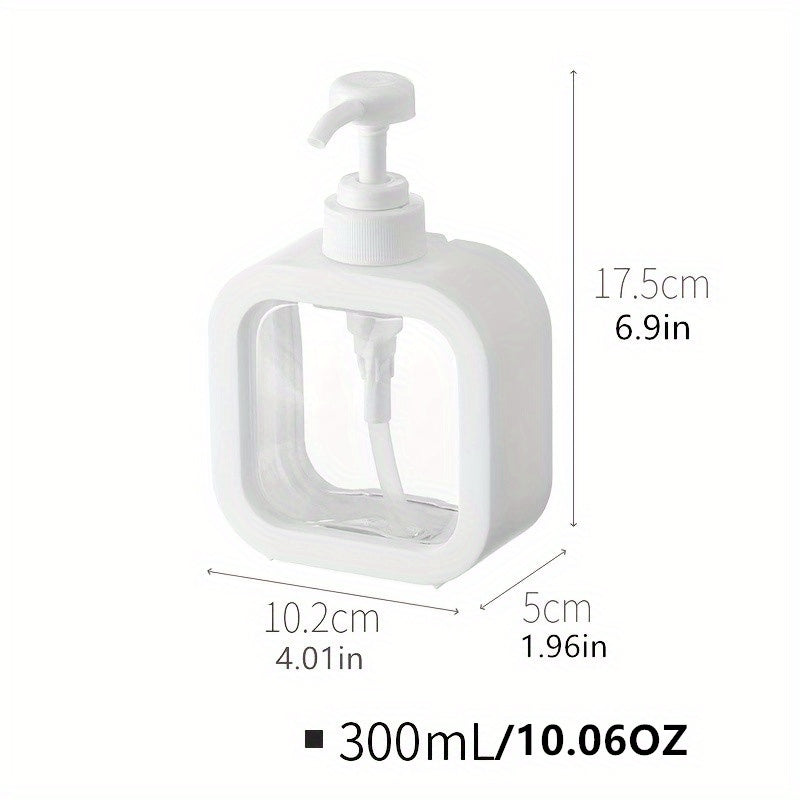 300/500ml Bathroom Soap Dispensers Refillable Lotion Shampoo Shower Gel Holder Portable Empty Bottle
