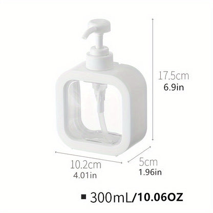 300/500ml Bathroom Soap Dispensers Refillable Lotion Shampoo Shower Gel Holder Portable Empty Bottle