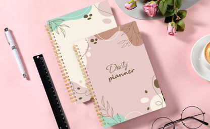 Stay Organized & On Track: 1pc Daily Planner Undated To-Do List Notebook With Priorities, Notes, Mood & Water Tracker - 8*5.5 - 52 Sheets