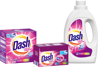 DASH Color Detergent 3in1 Laundry Capsules 60 PCs