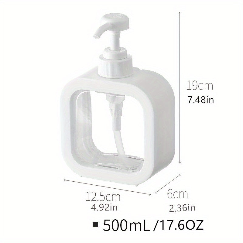 300/500ml Bathroom Soap Dispensers Refillable Lotion Shampoo Shower Gel Holder Portable Empty Bottle