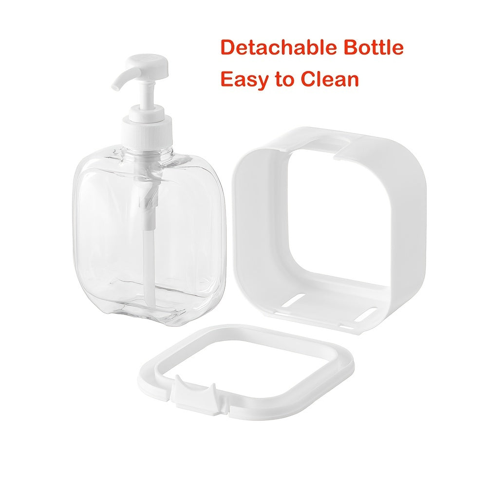 300/500ml Bathroom Soap Dispensers Refillable Lotion Shampoo Shower Gel Holder Portable Empty Bottle