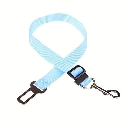 1pc Car Pet Dog Cat Adjustable Vehicle Safety Seatbelt Seat Belt Harness Lead