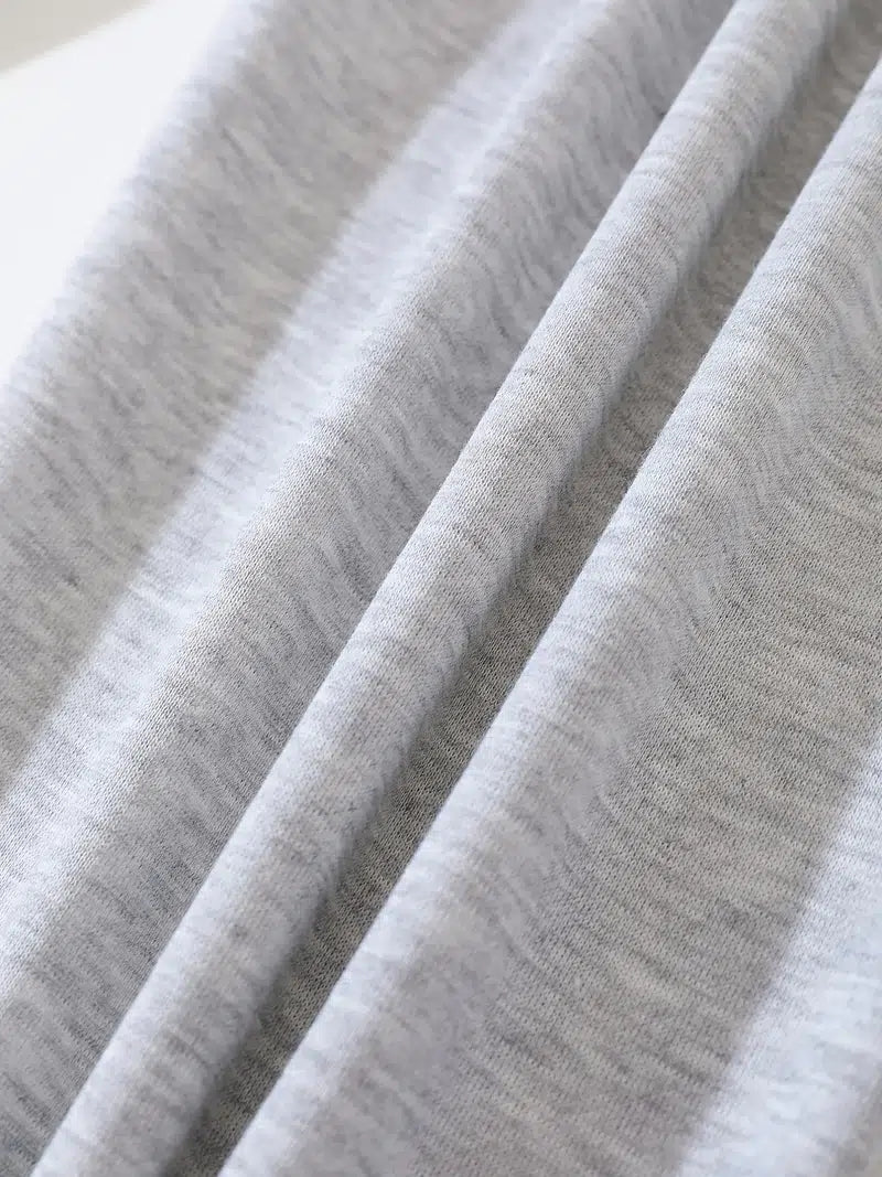 Women's Solid Elastic Sweatpants, Casual High Waist Sweatpants, Casual Every Day Pants, Women's Clothing