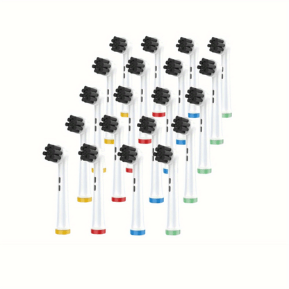 Replacement Toothbrush Heads Compatible With Oral-B Braun, Electric Toothbrush Heads Brush Heads Suitable For Oral B Replacement Heads Refill Pro 500/1000/1500/3000/3757/5000/7000/7500/8000