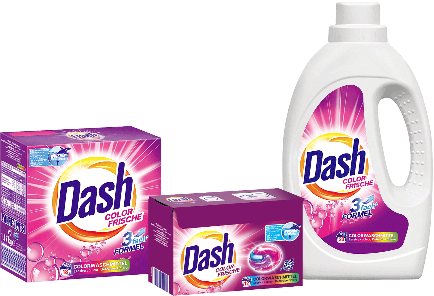DASH Color Frische washing powder 100 wash 6 kg