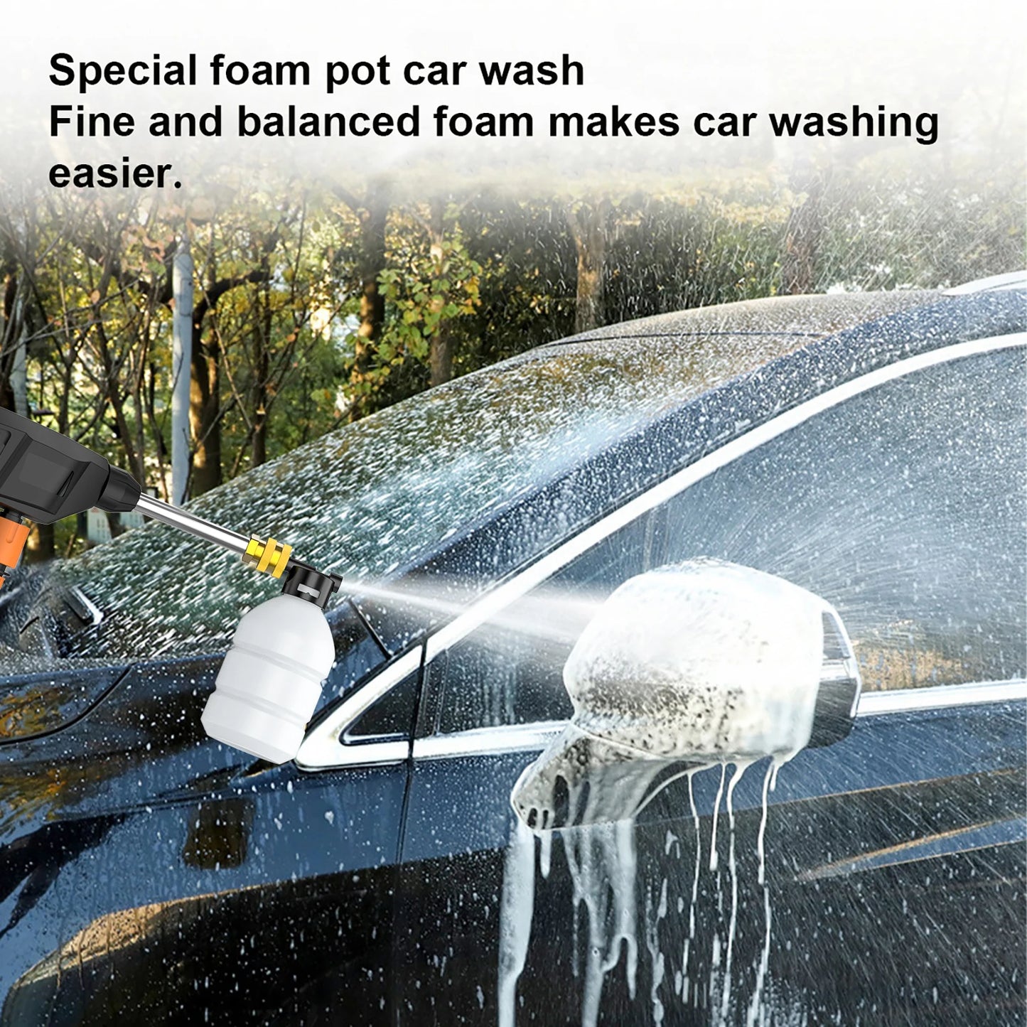 Myjka Bezprzewodowa 30000mAh - Cordless Electric Car Washer Gun Portable Lithium Battery