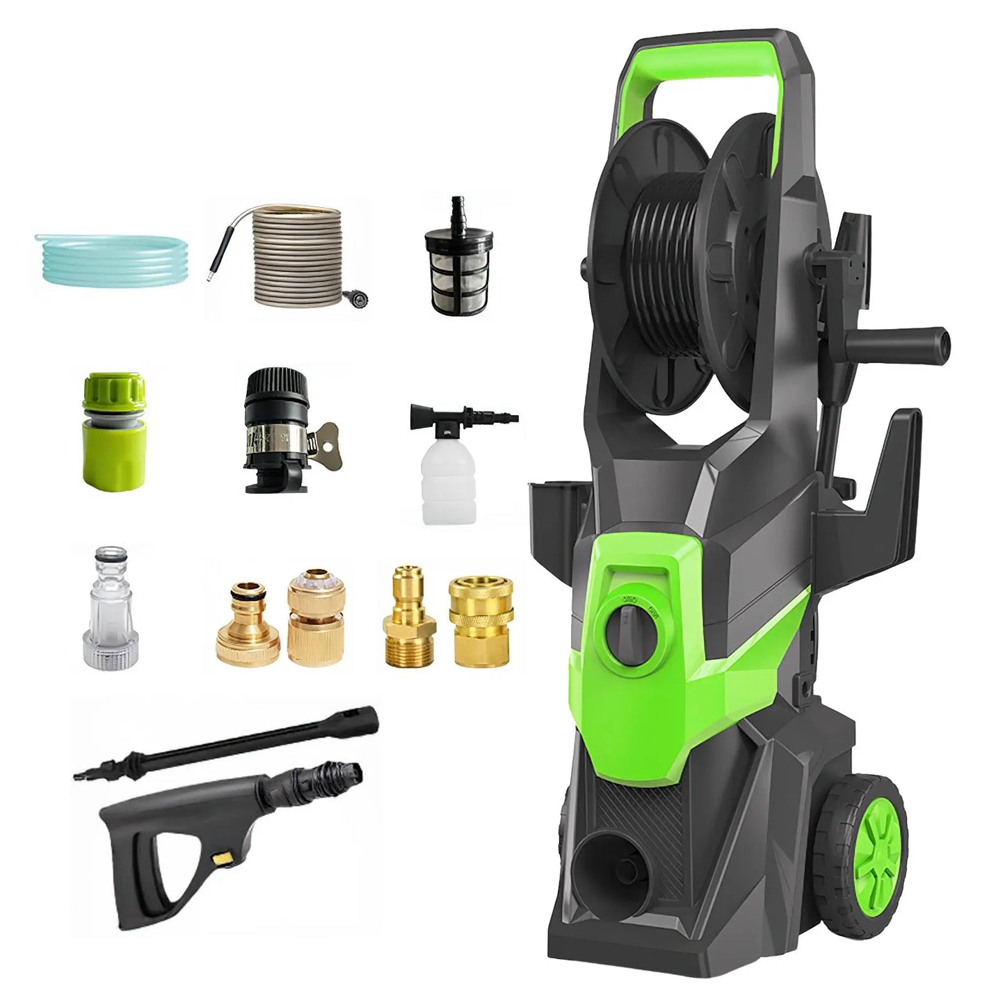 Myjka 150Bar 1500W Household - High Pressure Cleaner Car Washers Garden Washing Water Gun Watering