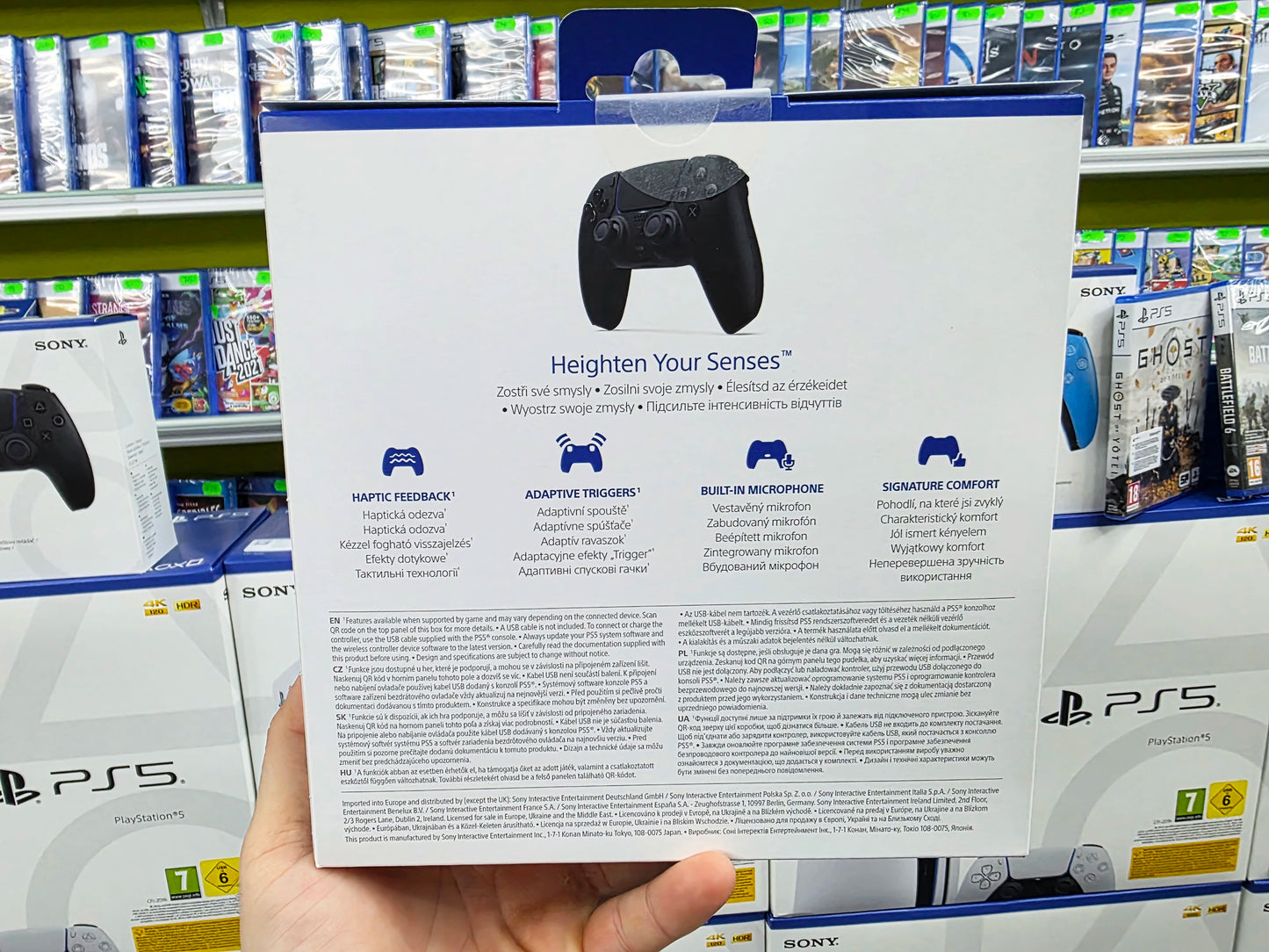 Kontroler Sony DualSense PS5 Czarny - Oryginalny Pad do PlayStation 5