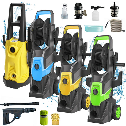 Myjka Ciśnieniowa 150Bar 1500W - Profesjonalne Czyszczenie Samochodu i Ogrodu