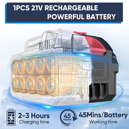 Myjka 50Bar Lever Makita 21V - Cordless High Pressure Wash Spray Water Gun Car Washing Machine