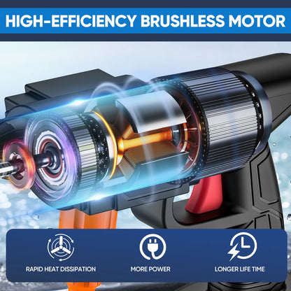 Myjka 50Bar Lever Makita 21V - Cordless High Pressure Wash Spray Water Gun Car Washing Machine