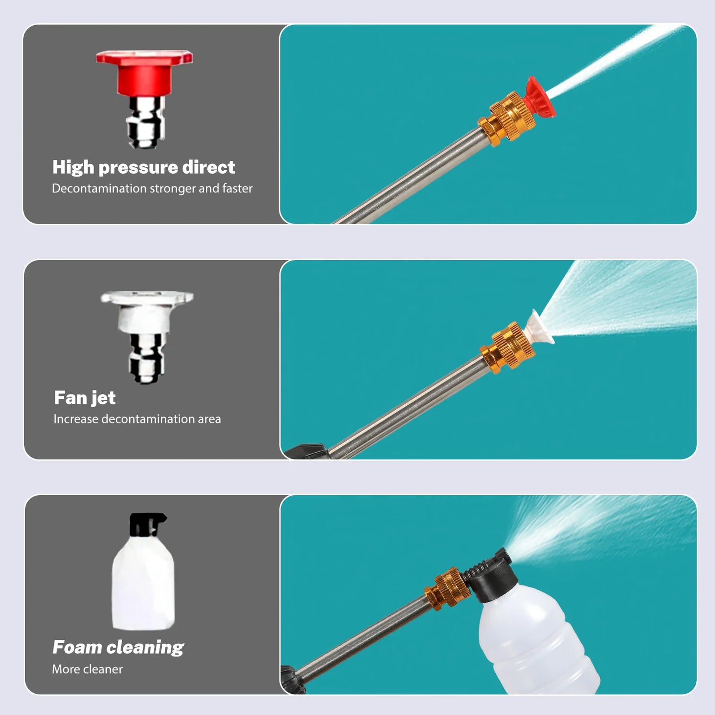 Myjka 300W 30BAR Makita 18V - Cordless High Pressure Cleaner Spray Water Gun Garden Wash Machine