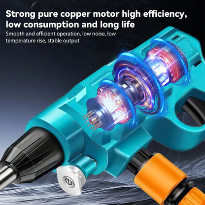 Myjka 300W 30BAR Makita 18V - Cordless High Pressure Cleaner Spray Water Gun Garden Wash Machine