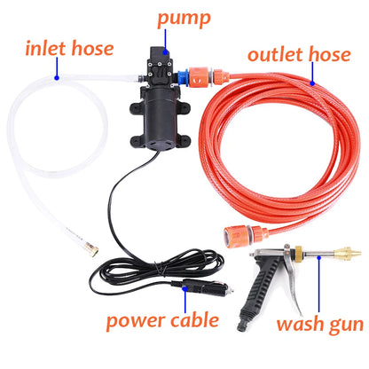 Myjka Przenośna 12V Wysokociśnieniowa - Portable Car Washer Pump Mini Electric Water Gun
