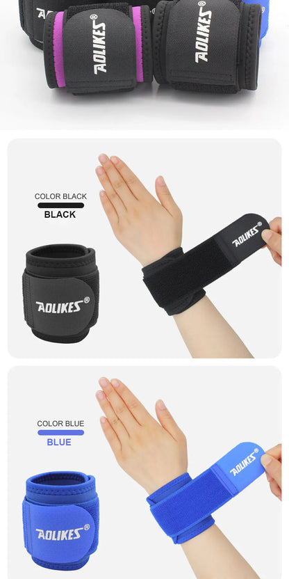 AOLIKES 1 PC Wrist Band Support for Adjustable Wrist Bandage Brace for Sports Wristband Compression Wraps Tendonitis Pain Relief