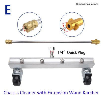 Szczotka Podwozia 33cm - Under Body Car Chassis Cleaning Undercarriage High Pressure Water Broom
