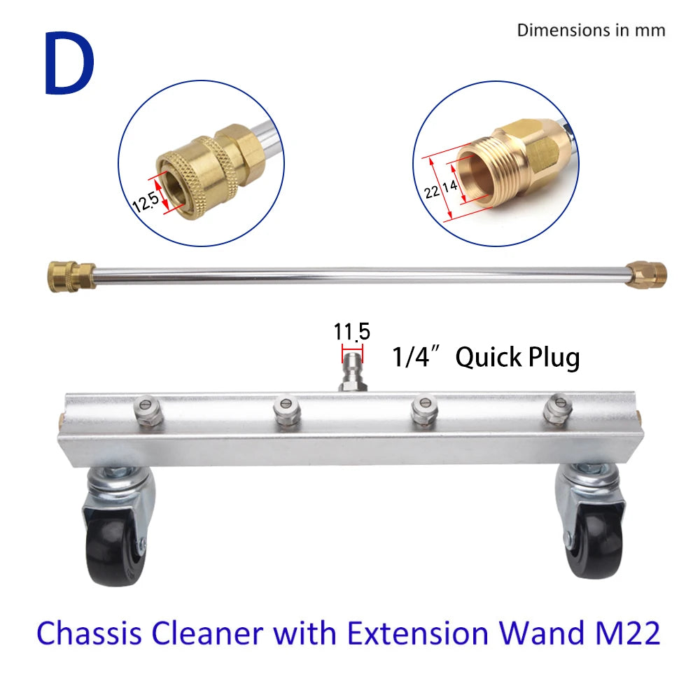 Szczotka Podwozia 33cm - Under Body Car Chassis Cleaning Undercarriage High Pressure Water Broom