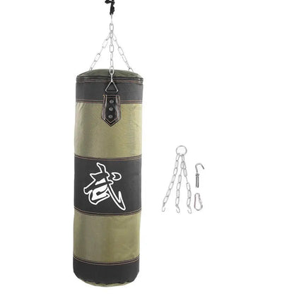 Worek Bokserski 60/80/100cm - Treningowy Punching Bag z Rękawicami do Karate Taekwondo MMA