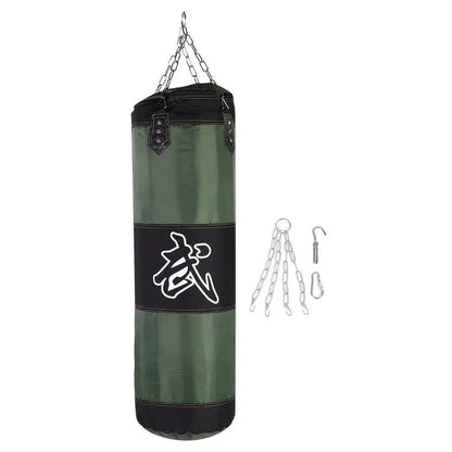 Worek Bokserski 60/80/100cm - Treningowy Punching Bag z Rękawicami do Karate Taekwondo MMA